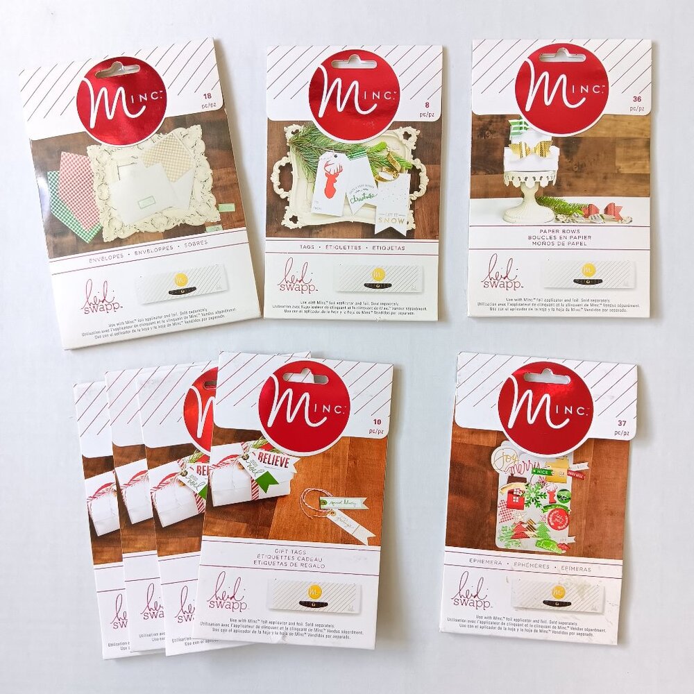 Lot of 8 Heidi Swapp American Crafts Minc Christmas/Holiday Items